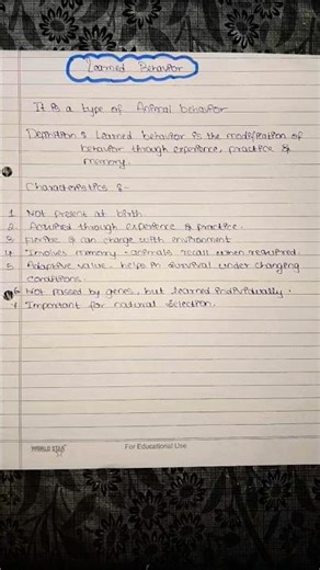 Learning Behaviour in Animals | Habituation & Imprinting Explained 🐦📚 .