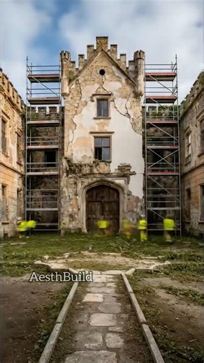 Magnificent Exterior renovation of an old Castle 😍👑 #exteriordesign #renovation #home