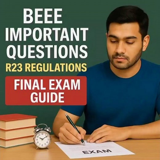 BASIC ELECTRONICS&ELECTRONIC ENGINEERING IMPORTANT QUESTIONS R23 REGULATIONS JNTUK/ JNTUGV/JNTUA