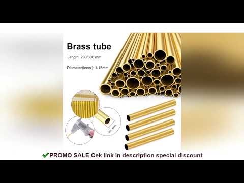 1pcs Brass Tube DIY Length 200mm 300mm 500mm Brass Round Tube Tube Round Diameter 25/22/20/18/16/14/