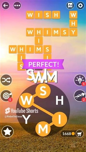 WORDSCAPES SKY Sun Level 13