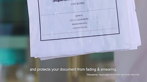 620 reactions · 58 shares | Save the worry with smear and fade-proof Canon G Series water-resistant pigment black ink. Ideal for high volume & superior quality documents. | Canon Malaysia | Facebook