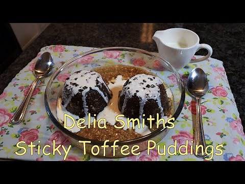 Delia Smith's Sticky Toffee Puddings