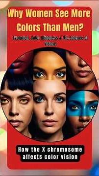 👁️ Why Women See More Colors Than Men? | Evolution, Color Blindness & The Science of Vision! 🌈