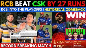 787K views · 10K reactions | RCB Beat CSK by 27 Runs| Biggest Comeback in History of IPL by RCB #rcb #rcbfans #RCBvsCSK #T20 #ipl24 #TeamIndia #viratkohli #PakMediaOnIndia #kingkohli #kohlifans #rcb2024 #rcbforever #cricket | Hashtag Beastie Entertainment | Facebook