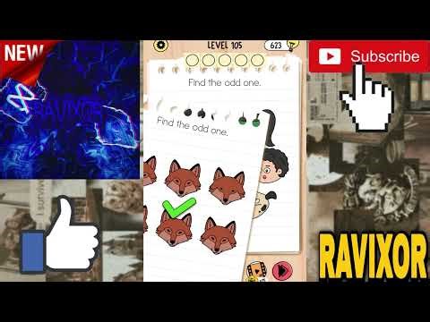 Brain Test 5 Level 105 Walkthrough Solution All Levels Answers