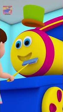 Canción de ruedas en el autobús para niños #shorts #rimasinfantiles #aprender #singalong #poem