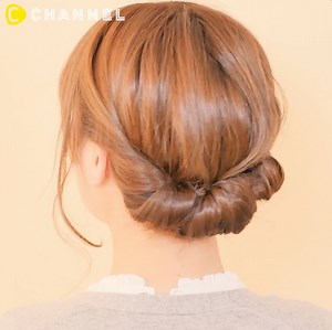 Easy and Simple Self Gibson Tuck Hair via C CHANNEL Beauty. To watch more videos, download the C CHANNEL app from the App Store or google play store! :) | C Channel