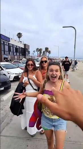 “Excuse me… YOU!” 💀 (Unfiltered Reactions) #unfiltered #beach #rizz #interview #coldapproach #fyp