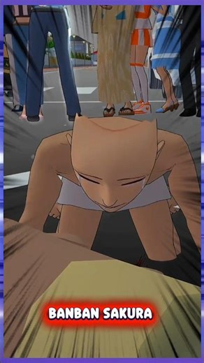 turns out the wrong person is bald 🤣🤣 #sakura #sakuraschoolsimulator