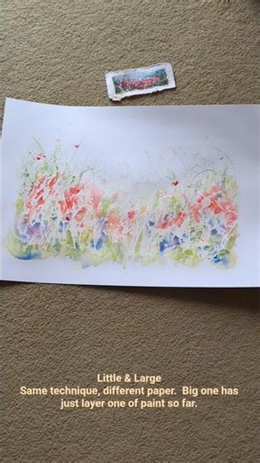 Watercolour tips: how different paper types with the same technique changes your art