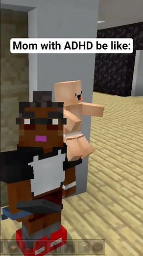 Having ADHD 💀 #funny #memes #minecraft