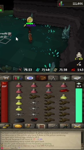 I Got The New Divine Venenatis Pet! #roatpkz #pvm #osrs