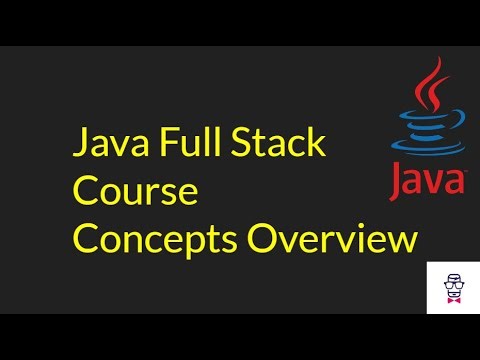 Java Full Stack developer course overview | Java for beginners | All Java course Concepts