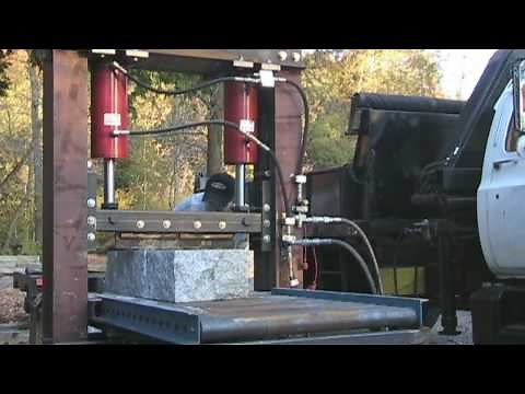 Homemade Hydraulic Stone Splitter - 2