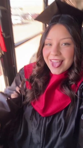 Graduation Day Fun with Cap and Gown