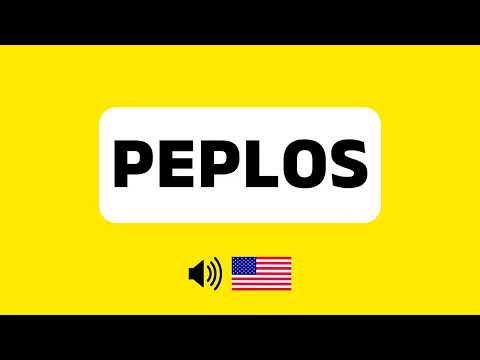 How to Pronounce Peplos (Correctly & Clearly) | How to Say Peplos