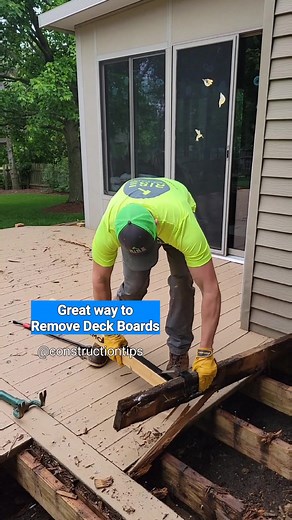 Deck Removal Tool #decks #demo | Deck Construction