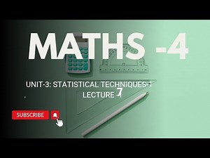 Math-IV, Unit-III, Correlation and Regression