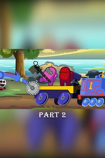Crazy Thomas and Friends VS All Most Scariest Monsters ( Crazy Frog - animation, mix, series, cover)