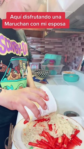 Making Maruchan Noodles with Homemade Sauce