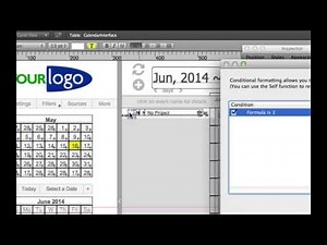 Gantt Charts in FileMaker Web Direct: Hiding Objects