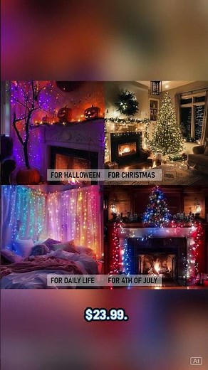✨ Dazzle Bright Smart RGB Christmas Lights – Color Your Holidays