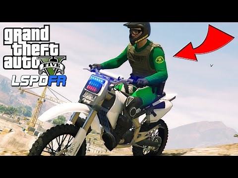 GTA 5 Mod LSPDFR - First Ever Dirt Bike Patrol - Deputy Sheriff