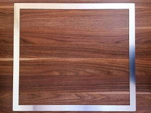 Kochfeld Adapterrahmen aus Edelstahl, für Arbeitsplatten