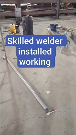 steel Ibeam installation #welding #warehouse #construction #welderfabricator