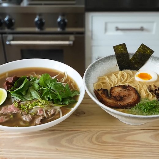 Is Tonkotsu Ramen Better Than Pho? 🤔 | Joshua Weissman