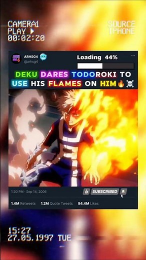 Deku Challenges Todoroki 🥶🔥| #anime #mhacommunity #mha #myheroacademia #deku #todoroki #amv