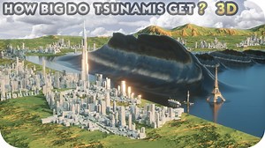 A Terrifying Comparison of Tsunami Wave Sizes