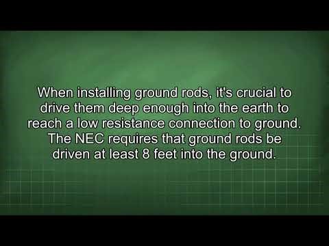 Ground Rods and Grounding Conductors Proper Connection