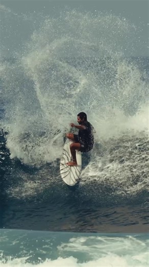 Album Surf on Instagram: "Our fish, the Sunstone, ridden by @victorbernard0. One of the three @asher_pacey models: Sunstone, Lightbender, and Moonstone."