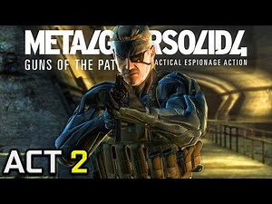 MGS4 Enhanced | RPCS3 Act - 2 (2K/60FPS/Re-Colored) | No Commentary