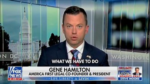 6.3K reactions · 495 shares | Should immigration be merit-based? AFL's Gene Hamilton responds with Mark Levin on Fox News. “We must admit people who will become Americans. Who will not TAKE from Americans. This President is returning to a system based on LOVE of country & potential contributions.” | America First Legal | Facebook