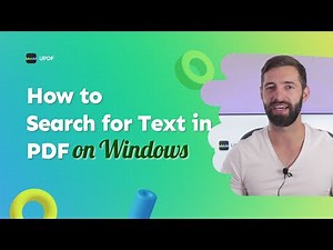 How to Search for Text in PDF on Windows? (Simple Steps)