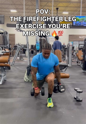 🔥 Skip DB Split Jumps? You’re missing firefighter-leg power 💪 DM “COACH” #FirefighterFitness #functionalstrength #FunctionalTraining #BuildMuscle #BurnFat