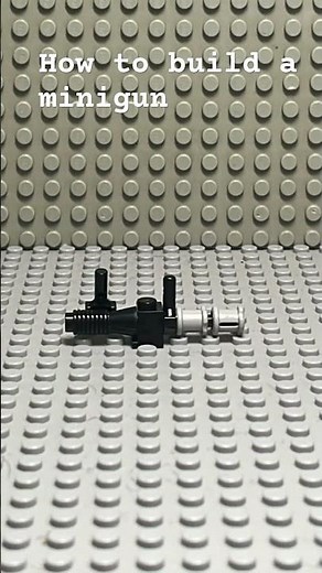 How to build a lego mini-gun