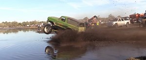 Bronco Does Massive Wheelies in the Mud Pit: Freaky Friday