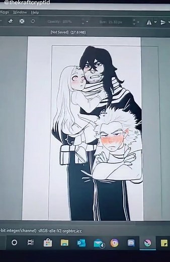 #mha #bnha #bokunoheroacademia #myheroacademia #art #fanart #eri #shinsou #aizawa #presentmic #eraserhead #anime #manga #dadzawa #dadmic #shinson #fyp