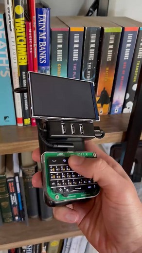 RaspberryPi Labs  | I finished V1 of my #raspberrypi #cyberdeck today! Already used it to put micro #python code on a Pi Pico! #raspberrypiproject... | Instagram