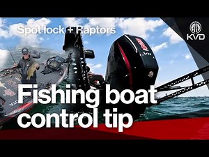 How to use Spot Lock and stabilizing Raptors in rough waters for solid control