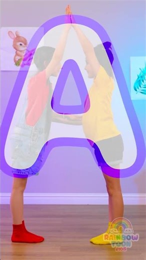 🔠 Jump, Stretch, ABC! Fun Alphabet Gymnastics 🤸‍♀️ #SmartKids #Lesson