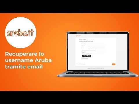 Come recuperare lo username Aruba tramite email - Guida