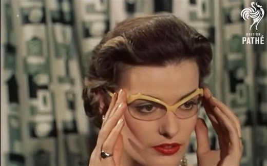 【1955年 Vintage复古潮流眼镜 经典影像资料】