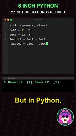 🤯 Your set identity only depends on what you LACK. #Python #SetTheory