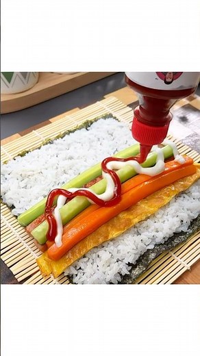 How to Make Sushi Rolls | simple and easy | #food #cooking #sushiroll #sushicrepe