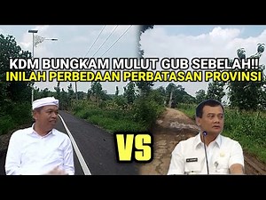 KDM ACTIONS🔥‼️THIS IS THE DIFFERENCE IN THE BORDER ROADS OF WEST JAVA AND CENTRAL JAVA PROVINCES